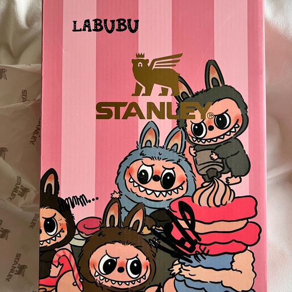 ๐๐40 oz Stanley Pink Labubu Design Tumbler ๐๐ - Picture 4 of 5